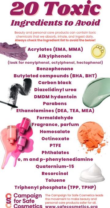 List of 20 toxic ingredients to avoid